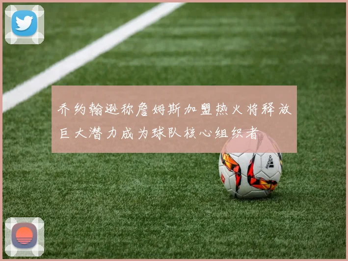 乔约翰逊称詹姆斯加盟热火将释放巨大潜力成为球队核心组织者